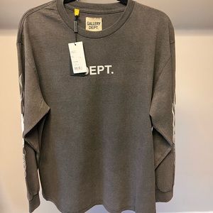 Gallery Dept. LongSleeve Flames Tee Size Medium. 100% Authentic